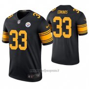 Maglia NFL Legend Pittsburgh Steelers Trey Edmunds Black Color Rush Legend