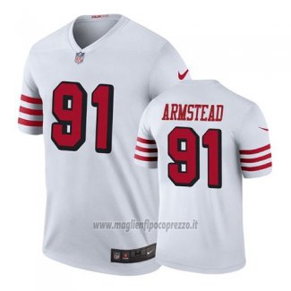 Maglia NFL Legend San Francisco 49ers Arik Armstead Bianco Color Rush
