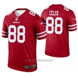 Maglia NFL Legend San Francisco 49ers Garrett Celek Rosso