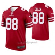 Maglia NFL Legend San Francisco 49ers Garrett Celek Rosso