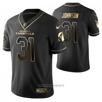 Maglia NFL Limited Arizona Cardinals David Johnson Golden Edition Nero
