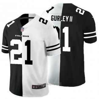 Maglia NFL Limited Atlanta Falcons Gurley Ii Black White Split