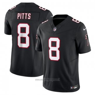 Maglia NFL Limited Atlanta Falcons Kyle Pitts Vapor F.U.S.E. Nero2