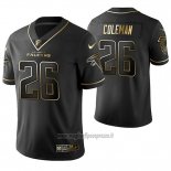 Maglia NFL Limited Atlanta Falcons Tevin Coleman Golden Edition Nero