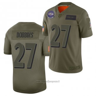 Maglia NFL Limited Baltimore Ravens J.k. Dobbins 2019 Salute To Service Verde
