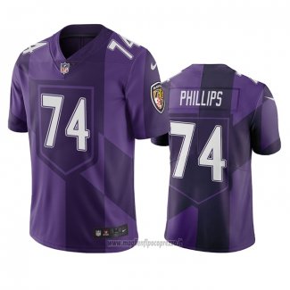 Maglia NFL Limited Baltimore Ravens Tyre Phillips Citta Edition Viola