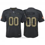 Maglia NFL Limited Bambino Dallas Cowboys Personalizzate 2016 Salute To Service Nero