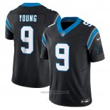 Maglia NFL Limited Carolina Panthers Bryce Young Vapor F.U.S.E. Nero