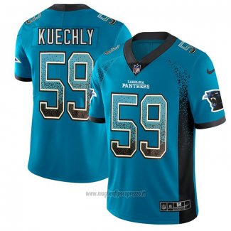 Maglia NFL Limited Carolina Panthers Kuechly Rush Drift Fashion Blu