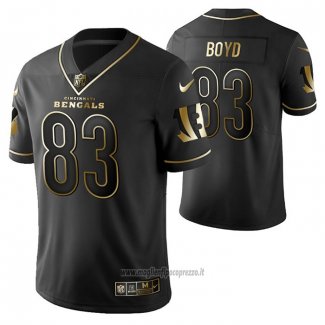Maglia NFL Limited Cincinnati Bengals Tyler Boyd Golden Edition Nero