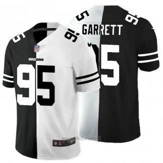 Maglia NFL Limited Cleveland Browns Garrett Black White Split