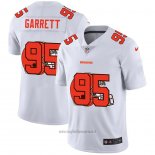 Maglia NFL Limited Cleveland Browns Garrett Logo Dual Overlap Bianco