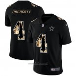 Maglia NFL Limited Dallas Cowboys Prescott Statue Of Liberty Fashion Nero