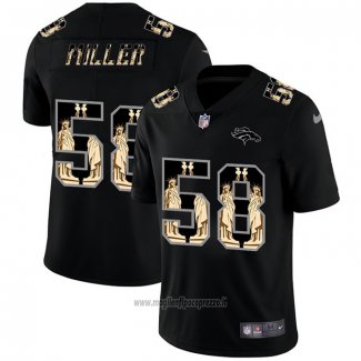 Maglia NFL Limited Denver Broncos Miller Statue Of Liberty Fashion Nero