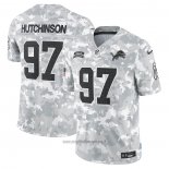 Maglia NFL Limited Detroit Lions Aidan Hutchinson 2024 Salute To Service Grigio
