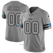 Maglia NFL Limited Detroit Lions Personalizzate Team Logo Gridiron Grigio