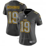Maglia NFL Limited Donna Pittsburgh Steelers Smith-schuster Static Fashion Grigio