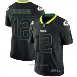 Maglia NFL Limited Green Bay Packers Rodgers Lights Out Nero