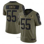 Maglia NFL Limited Green Bay Packers Za Darius Smith 2021 Salute To Service Verde