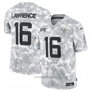 Maglia NFL Limited Jacksonville Jaguars Trevor Lawrence 2024 Salute To Service Grigio