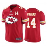 Maglia NFL Limited Kansas City Chiefs Watkins Big Logo Number Rosso