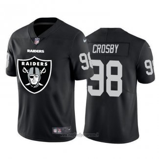 Maglia NFL Limited Las Vegas Raiders Crosby Big Logo Nero