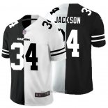 Maglia NFL Limited Las Vegas Raiders Jackson Black White Split