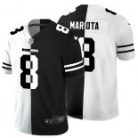 Maglia NFL Limited Las Vegas Raiders Mariota White Black Split
