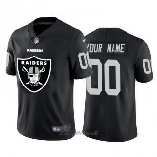 Maglia NFL Limited Las Vegas Raiders Personalizzate Big Logo Nero