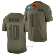 Maglia NFL Limited Los Angeles Chargers Justin Herbert 2019 Salute To Service Verde