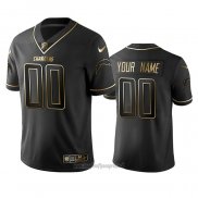 Maglia NFL Limited Los Angeles Chargers Personalizzate Golden Edition Nero