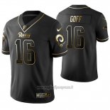 Maglia NFL Limited Los Angeles Rams Jared Goff Golden Edition Nero