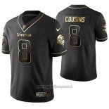 Maglia NFL Limited Minnesota Vikings Kirk Cousins Golden Edition Nero