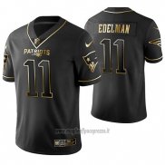 Maglia NFL Limited New England Patriots Julian Edelman Golden Edition Nero