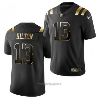 Maglia NFL Limited New England Patriots T.y. Hilton Golden Edition Nero