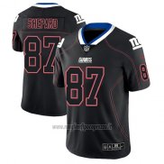 Maglia NFL Limited New York Giants Sterling Shepard Nero Color Rush 2018 Lights Out