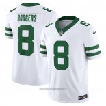 Maglia NFL Limited New York Jets Aaron Rodgers Vapor F.U.S.E. Legacy Bianco