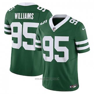 Maglia NFL Limited New York Jets Quinnen Williams Vapor F.U.S.E. Verde