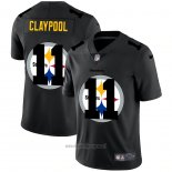 Maglia NFL Limited Pittsburgh Steelers Claypool Logo Dual Overlap Nero