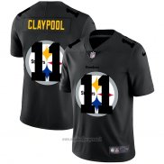 Maglia NFL Limited Pittsburgh Steelers Claypool Logo Dual Overlap Nero