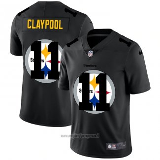 Maglia NFL Limited Pittsburgh Steelers Claypool Logo Dual Overlap Nero