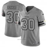 Maglia NFL Limited Pittsburgh Steelers Conner Team Logo Gridiron Grigio