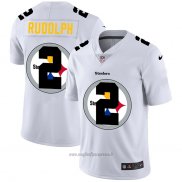 Maglia NFL Limited Pittsburgh Steelers Rudolph Logo Dual Overlap Bianco