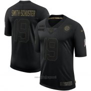 Maglia NFL Limited Pittsburgh Steelers Smith-Schuster 2020 Salute To Service Nero