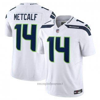 Maglia NFL Limited Seattle Seahawks Dk Metcalf Vapor F.u.s.e. Bianco
