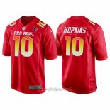 Maglia NFL Pro Bowl Houston Texans 10 Deandre Hopkins AFC 2018 Rosso