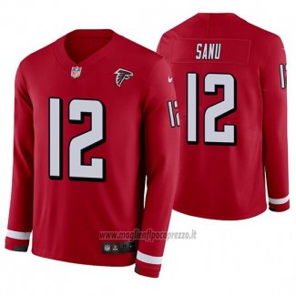 Maglia NFL Therma Manica Lunga Atlanta Falcons Mohamed Sanu Rosso