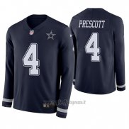 Maglia NFL Therma Manica Lunga Dallas Cowboys Dak Prescott Blu