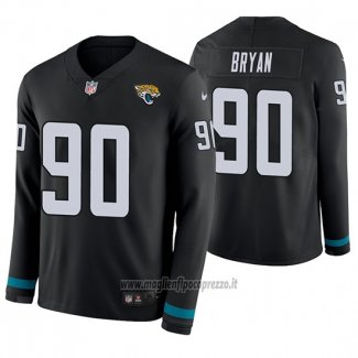 Maglia NFL Therma Manica Lunga Jacksonville Jaguars Taven Bryan Nero