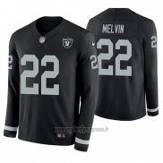 Maglia NFL Therma Manica Lunga Las Vegas Raiders Rashaan Melvin Nero